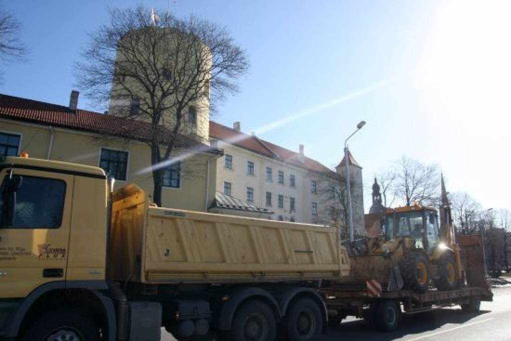 Pārvadātāju protesta akcija noritējusi mierīgi