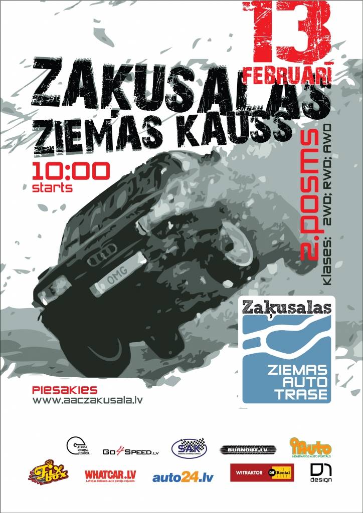 Svētdien turpināsies Zaķusalas autosprinta kauss