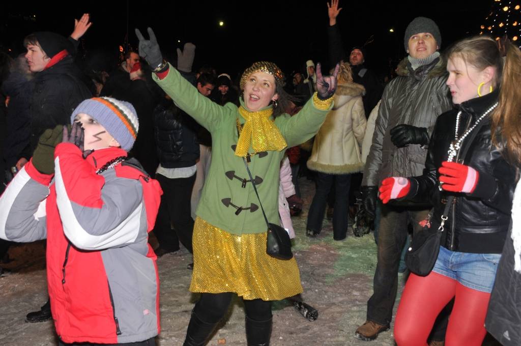 FOTO: Jaungada sagaidīšanas svinības Liepājā