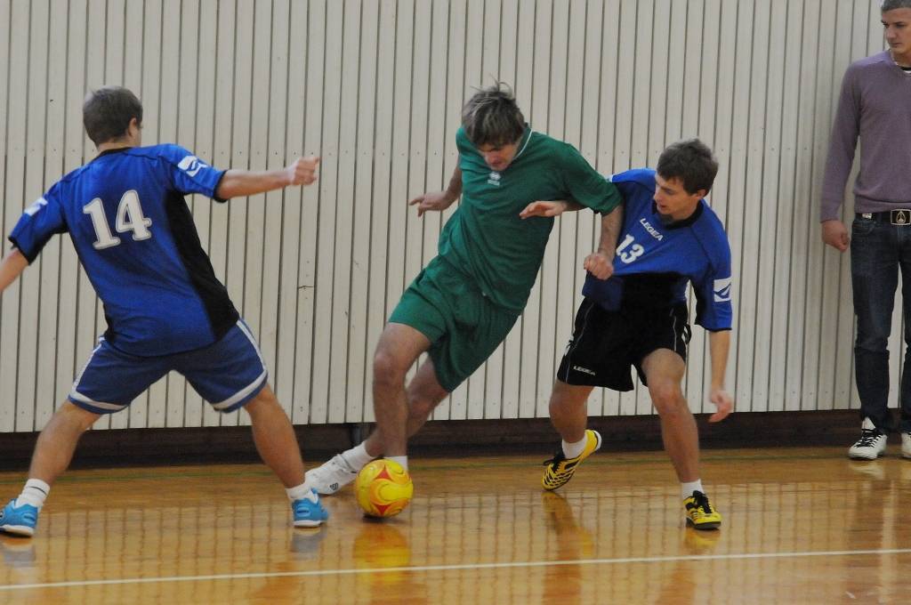 Lejaskurzemes novadu čempionāta telpu futbolā rezultāti Vaiņodē