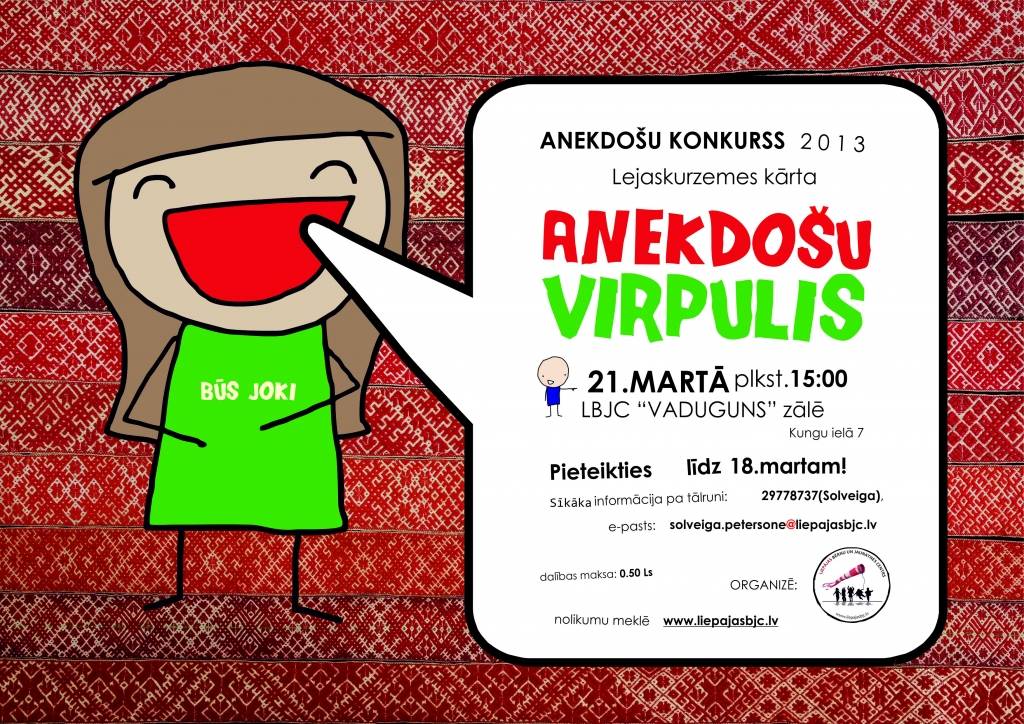 Liepājā satiksies "joku plēsēji" no Lejaskurzemes