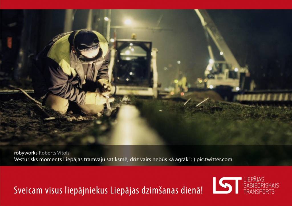 Liepājā kursēs "Vēstures tramvajs"