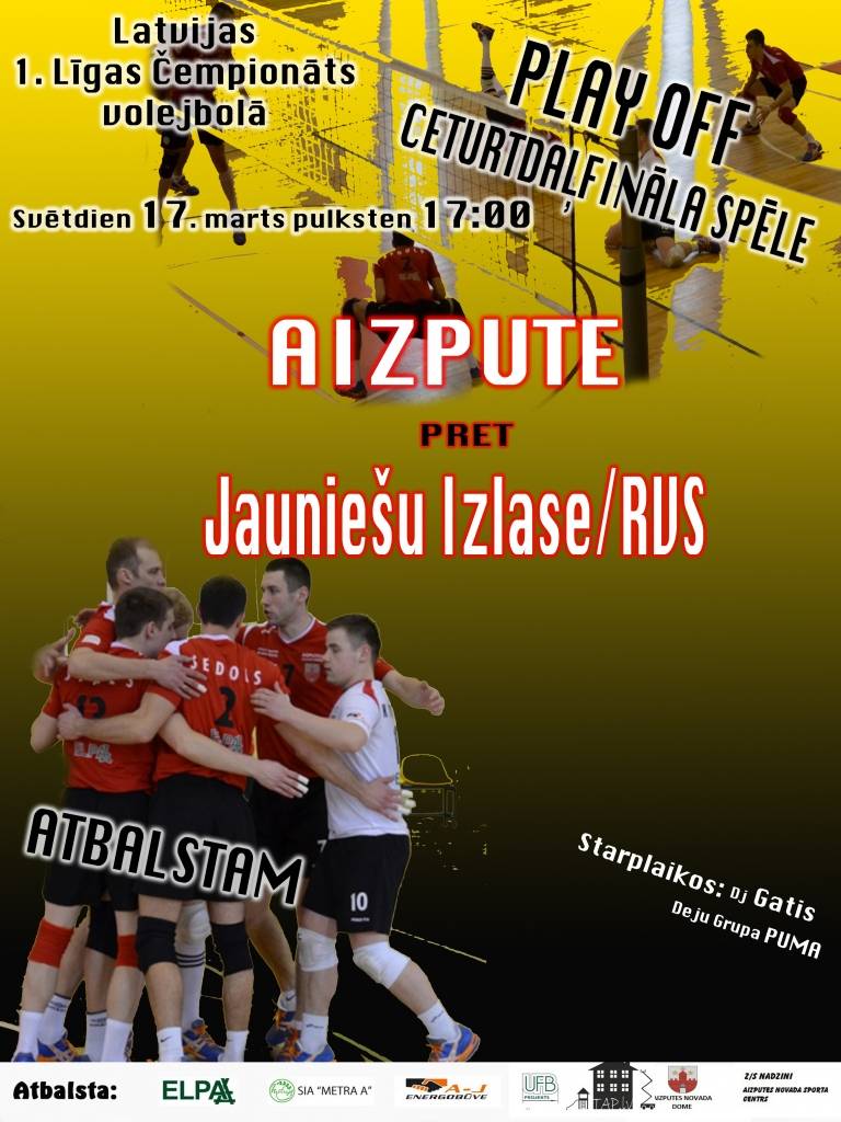 "Aizpute" ceturtdaļfinālā spēlēs ar "Jauniešu izlasi/RVS"