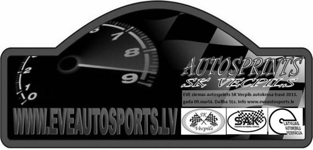 Vecpilī notiks šoziem pēdējās sacensības autosprintā