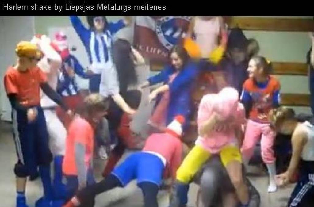 VIDEO: "Liepājas metalurga" futbolistes izpilda "Harlem Shake"