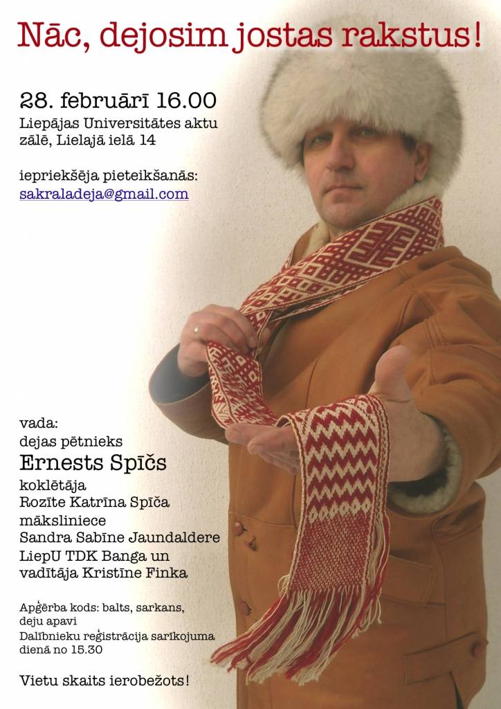 Tiksies ar sakrālās dejas un dzīves gudrības speciālistu Ernestu Spīču