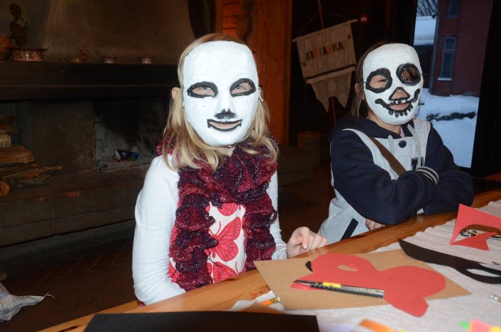 Gatavo maskas Ziemas saulgriežiem