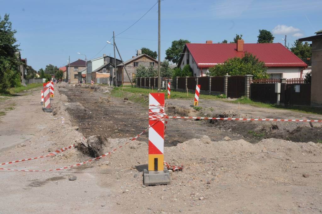 Rekonstrukcijas darbi Zirņu ielā