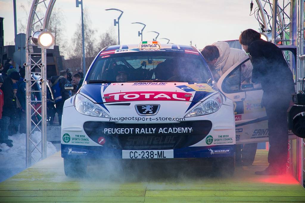 FOTO: Eiropas rallija čempionāta posma atklāšana Liepājā