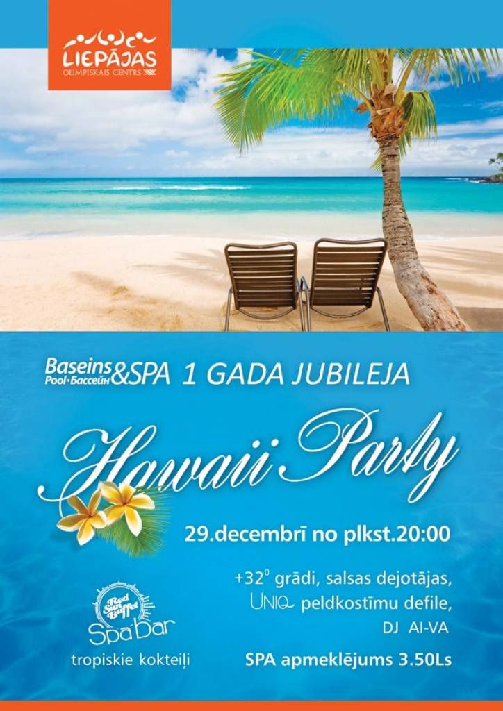 Liepājas Olimpiskā centra Baseins&SPA atzīmēs gada jubileju