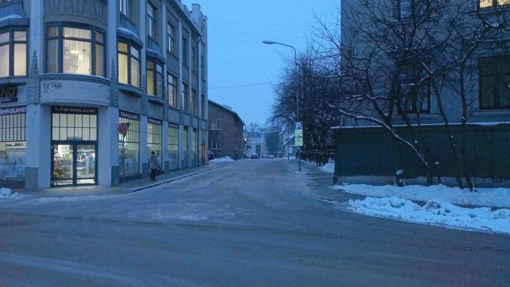 No Liepājas centra ielām izved 1166 kubikmetrus sniega