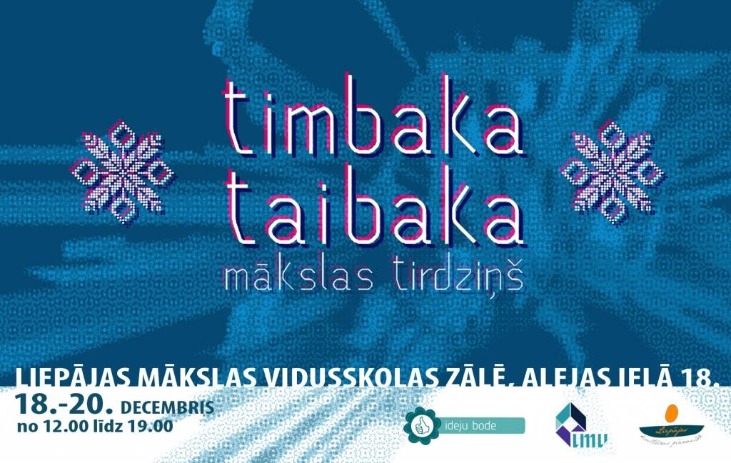 FOTO: Mākslas tirdziņš "Timbaka Taibaka"