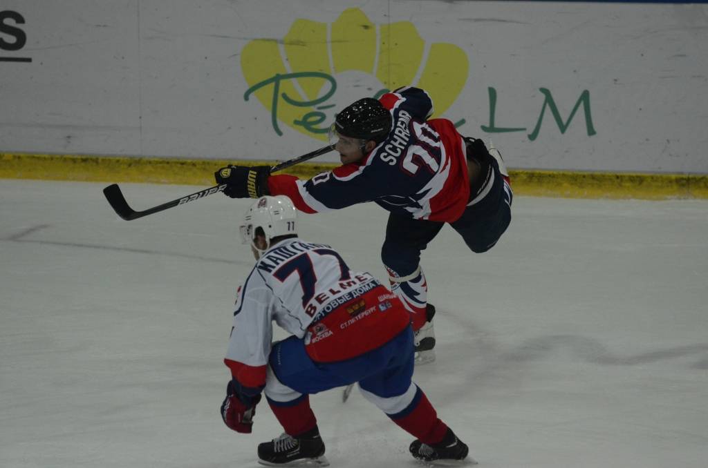 FOTO: "Liepājas metalurgs" ar Šrempu sastāvā zaudē Žlobinas "Metallurg" vienībai