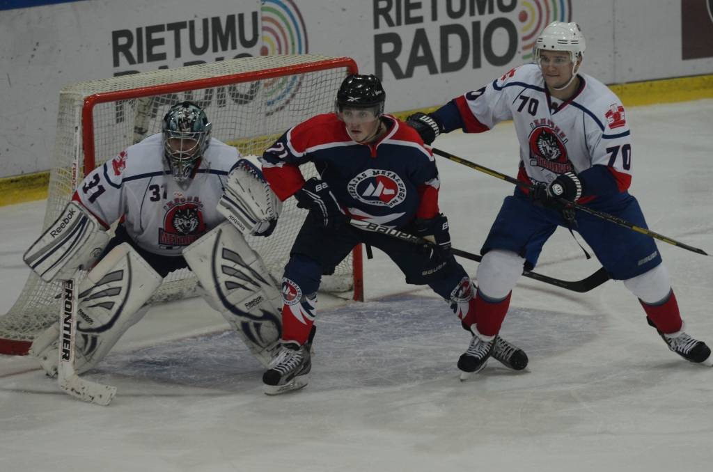 FOTO: "Liepājas metalurgs" zaudē Baltkrievijas čempionāta līdervienībai