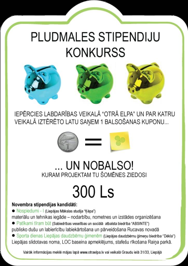 Labdarības veikala "Otrā elpa" stipendiju iegūst "Gaismiņa" projekts