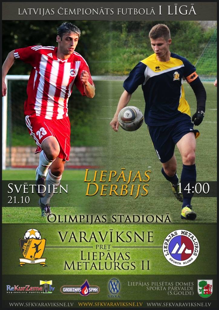 "Varavīksne" spēlēs pret "Liepājas metalurgu 2"