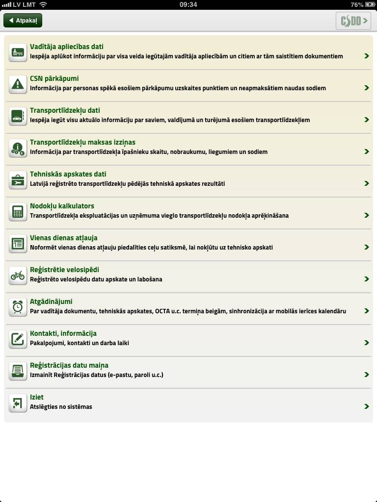 CSDD izstrādājusi mobilo aplikāciju