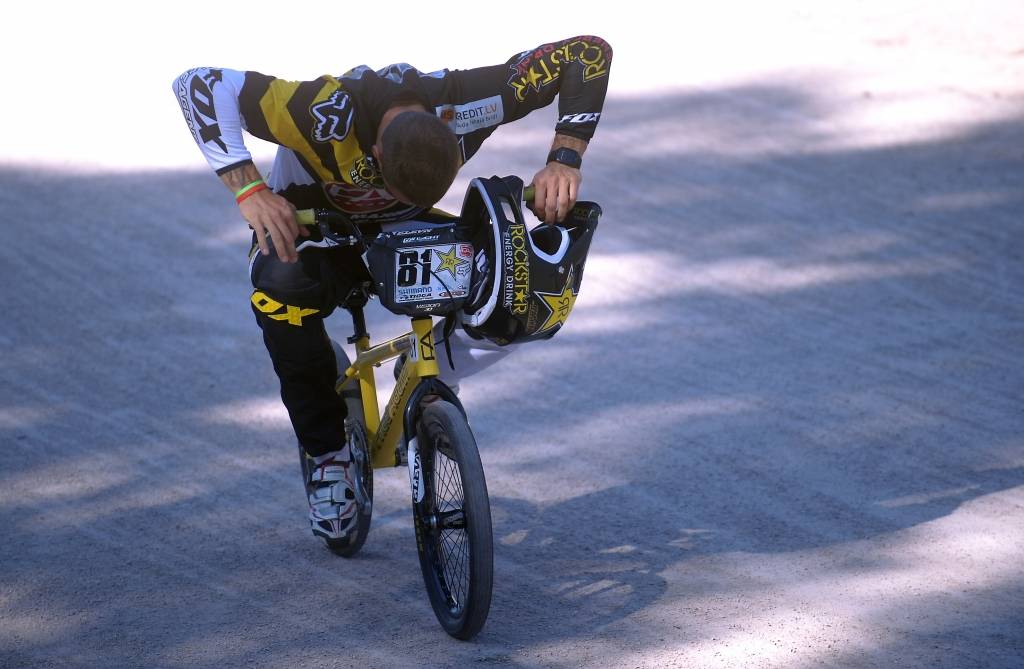 Štrombergs un Mankus nesasniedz BMX pasaules čempionāta pusfinālu