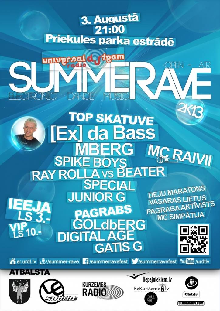 Priekulē notiks vērienīgs elektroniskās mūzikas pasākums "Sumer Rave 2013"