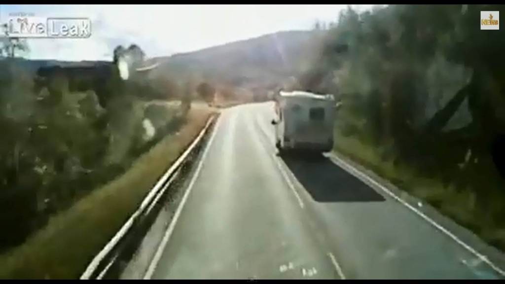 Agresīvs kravas auto šoferis no Latvijas plosās uz Norvēģijas ceļiem