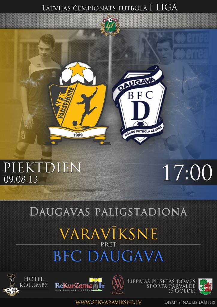 "Varavīksne" pret BFC "Daugavu"