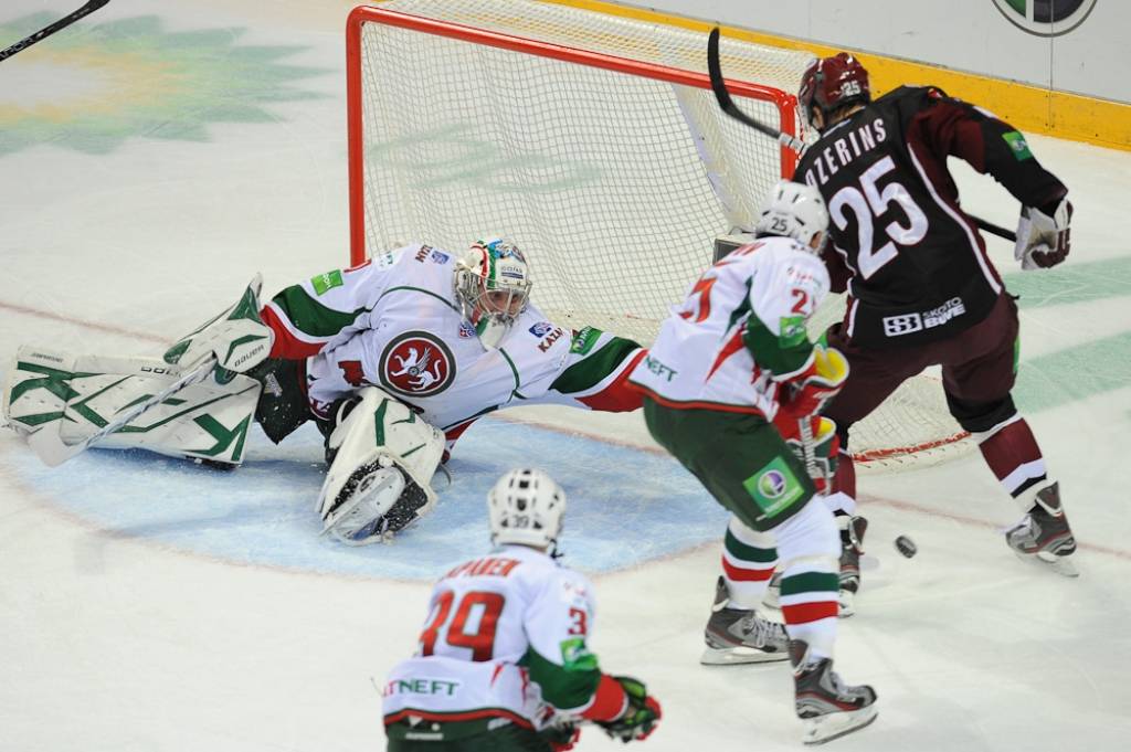 Rīgas Dinamo turnīru Prāgā sāk ar uzvaru papildlaikā pret Kazaņas Ak Bars