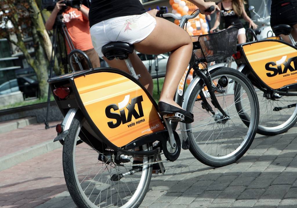 Sixt velosipēdus Rīgā iznomās par 70 santīmiem pusstundā