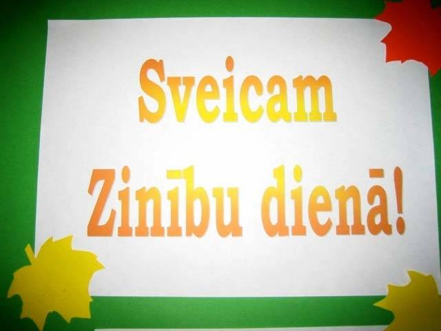 Zinību dienas pasākumi Priekules novada izglītības iestādēs