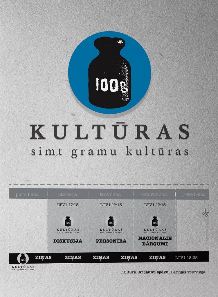 100g kultūras atgriežas ar diskusiju par LNO un piemiņas raidījumu Aleksejam Avečkinam