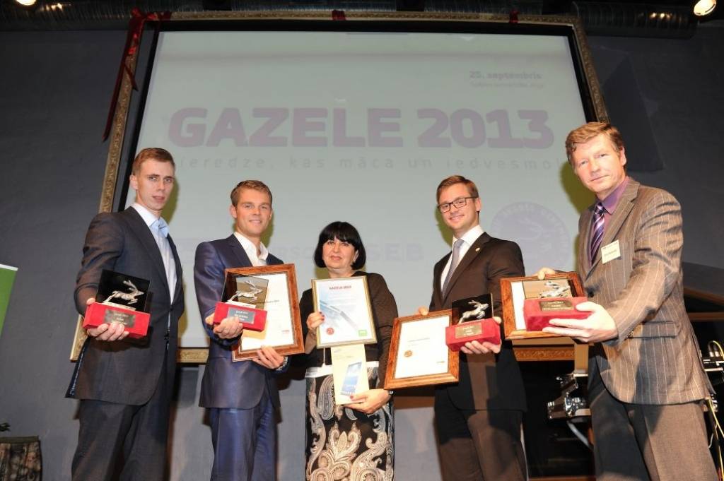 Apbalvoti straujāk augošie uzņēmumi jeb Gazeles