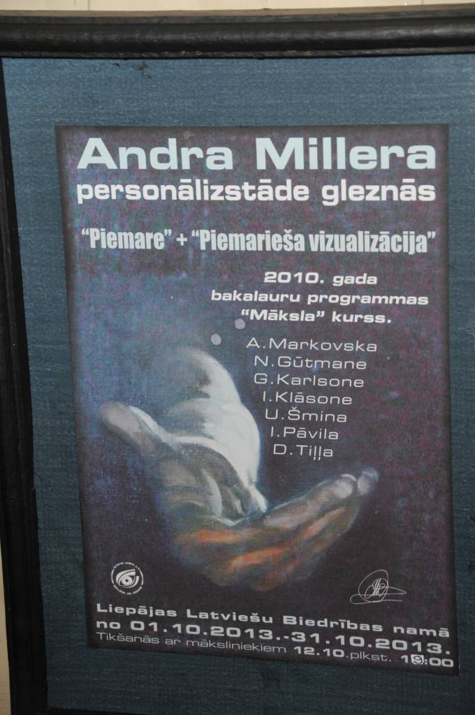 FOTO: Andra Millera personālizstāde gleznās