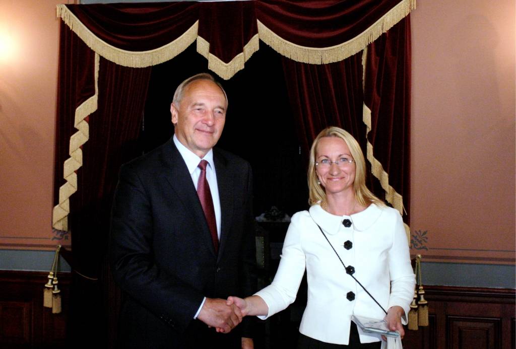 Potenciālā ministre Melbārde uz prezidentu atstājusi labu iespaidu