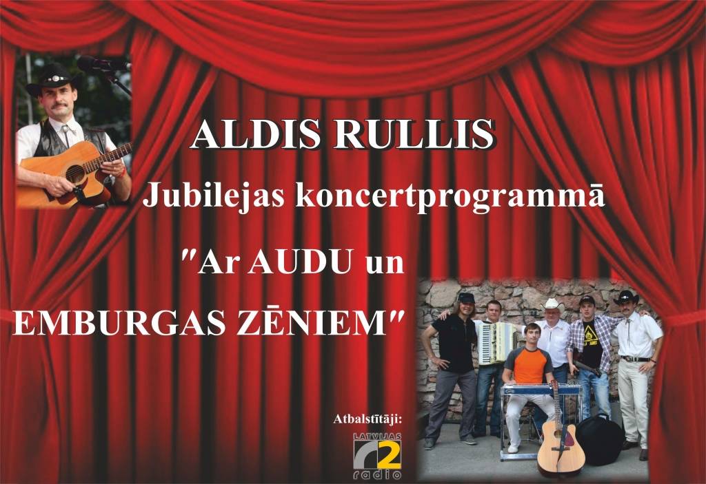 Alda Ruļļa jubilejas koncerts "Ar Audu un Emburgas zēniem"