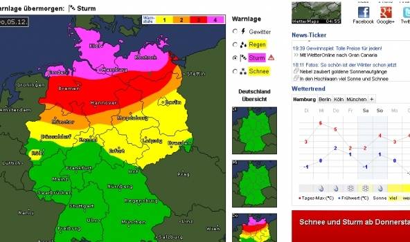 Rietumvalstu meteodienesti brīdina par Eiropai tuvojošos orkānu; vētra skars arī Latviju