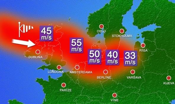 Pastāv liela iespēja, ka Liepāja piedzīvos vienus no spēcīgākajiem vējiem kopš 2005. gada orkāna