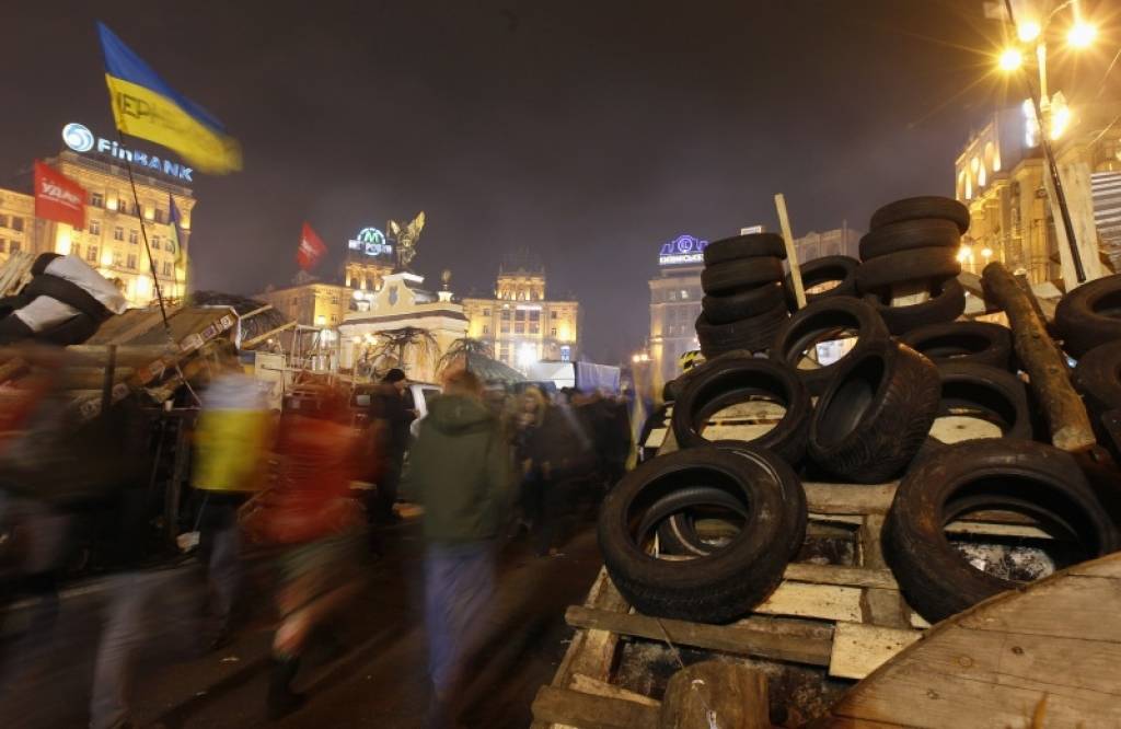Ukrainas protestos brīvdienās pulcējas aptuveni 200 tūkstoši cilvēku