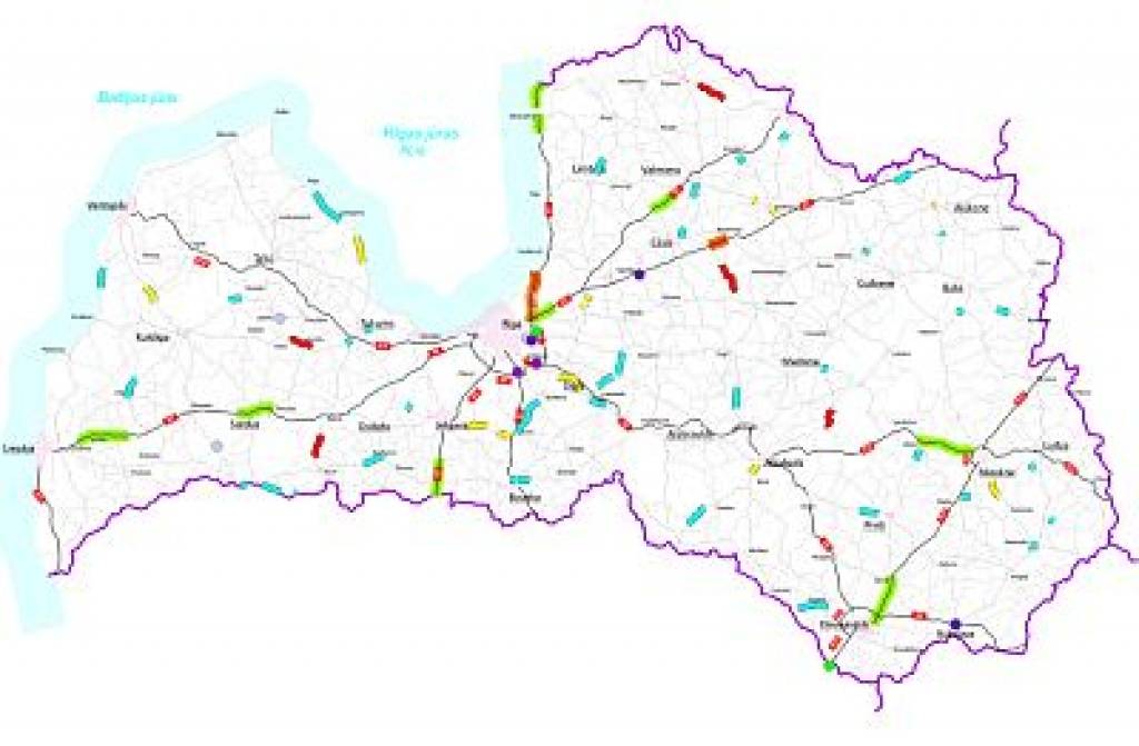 Latvijas autoceļu būvniecībai un rekonstrukcijai šogad izsludinās 81 iepirkumu