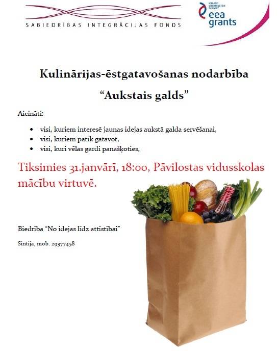 Pāvilostā mācīsies servēt auksto galdu