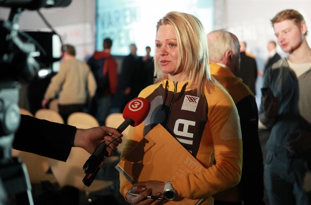 Pirmā Latvijas sportiste ieradusies Sočos
