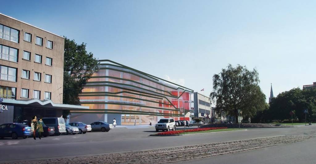 Sabiedriskajā apspriešanā vairums neatbalsta Rožu galerijas būvniecības ieceri Liepājas centrā