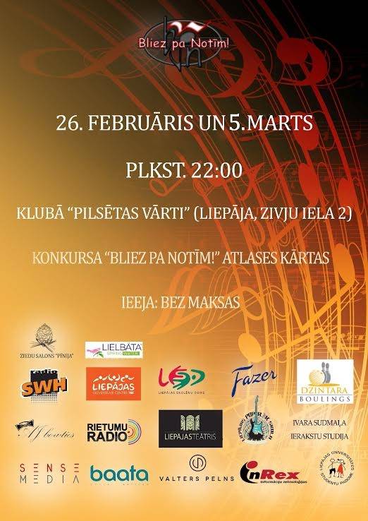 Sāksies konkurss "Bliez pa Notīm!"