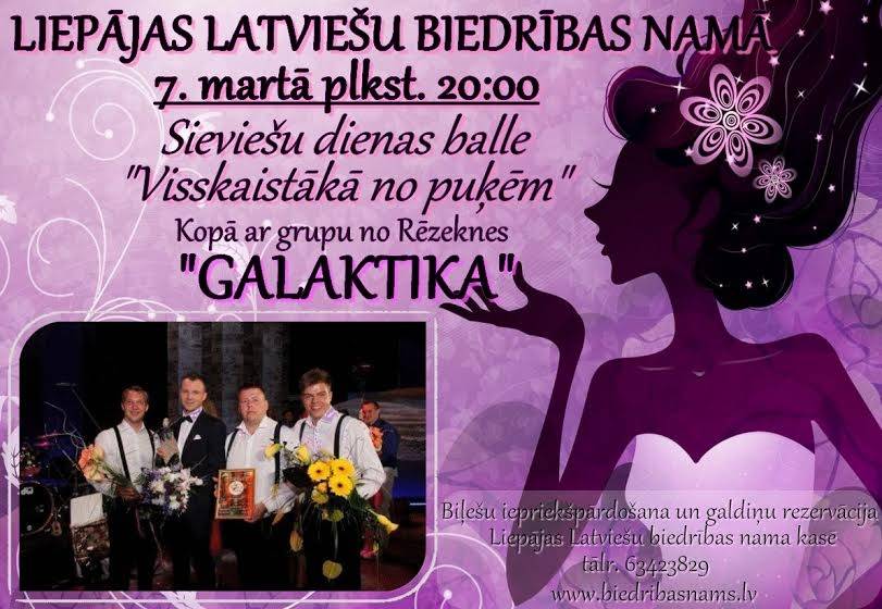 Liepājas Latviešu biedrības nams aicina uz balli "Visskaistākā no puķēm"