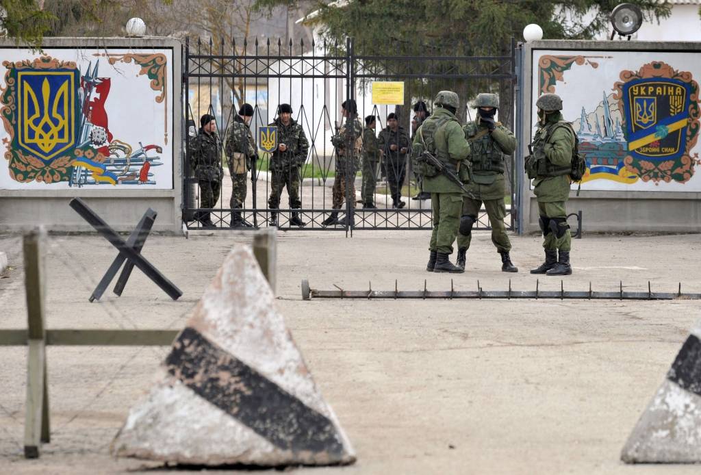 papildināts (14:12) - Jaceņuks sola neatdot ne sprīdi Ukrainas zemes; Krievija ieņem kārtējo robežposteni
