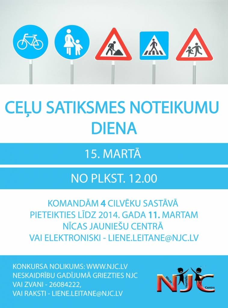 Nīcā notiks ceļu satiksmes noteikumu diena