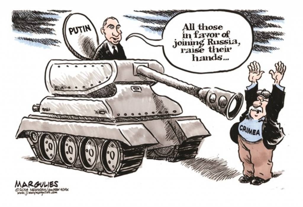FOTO: Krimas referendums karikatūrās
