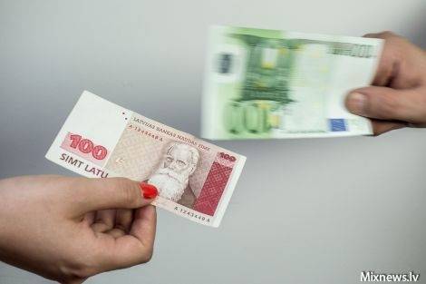 Pirmdien pēdējo dienu pastā varēs samainīt latus pret eiro