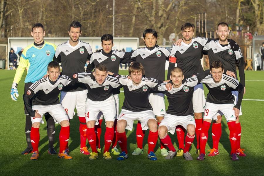 Virslīgas futbola čempionātā norisinās "Liepājas" un "Skonto" duelis
