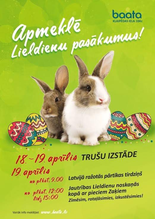 TC "baata" aicina uz Lieldienu pasākumiem