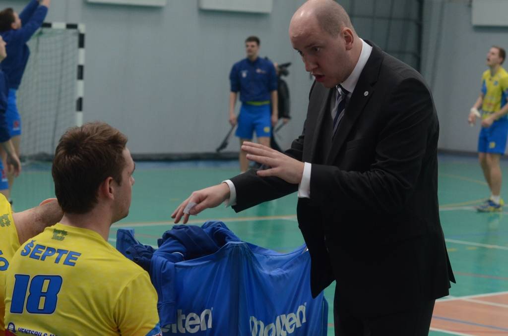 "Ventspils" treneris Edgars Zviedrāns: "Mēs neļāvām "Aizputei" noticēt, ka sērija beigsies"