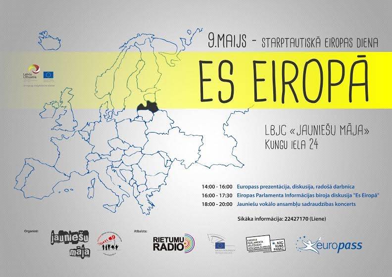 Starptautiskā Eiropas diena Liepājas "Jauniešu mājā"